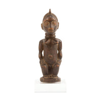 Seated Female Luba Carving from DRC