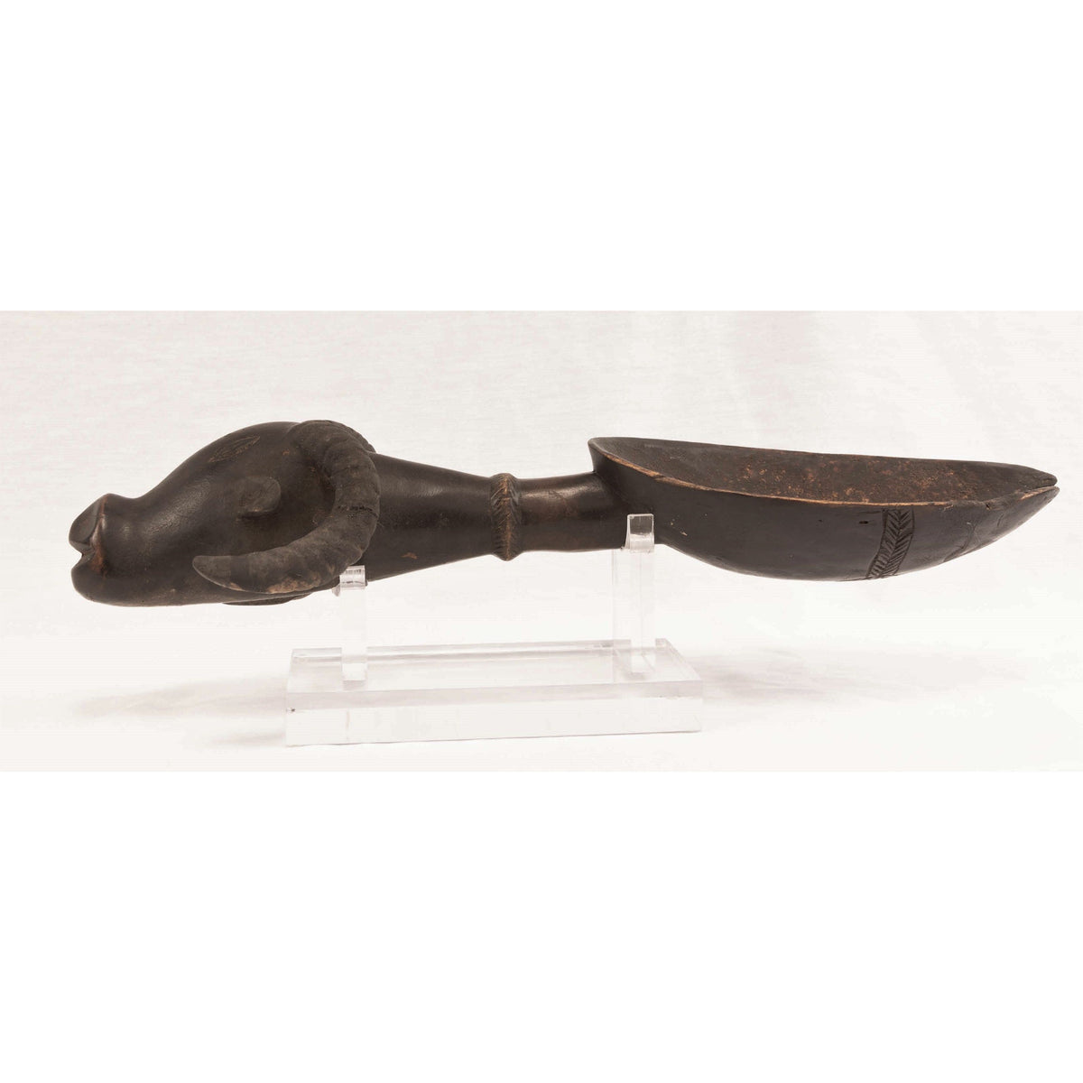 Dan Ceremonial Ladle with Ram's Head from Ivory Coast/Côte d’Ivoire