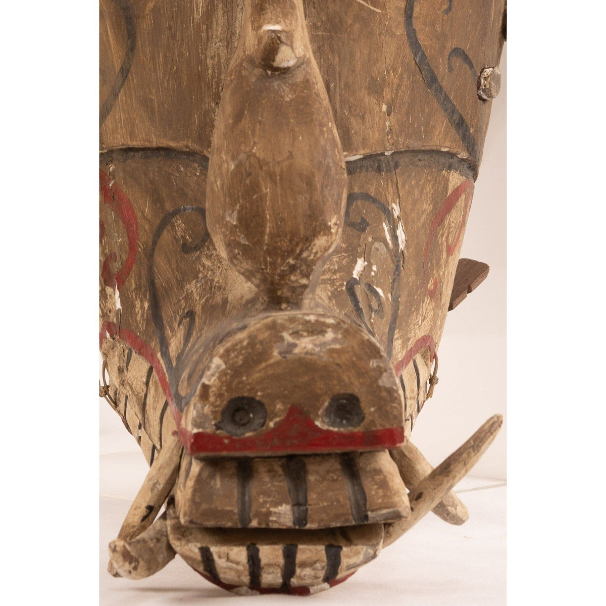 Hudoq Dayak Animal Mask from Borneo/Indonesia - 21" H X 15" W X 17" D