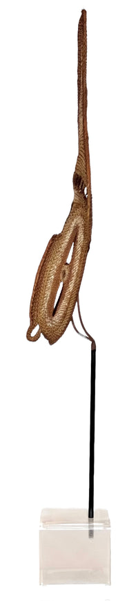 Abelam Mask "Baba Mini" with Stand from Papua New Guinea - 25" H X 7" W
