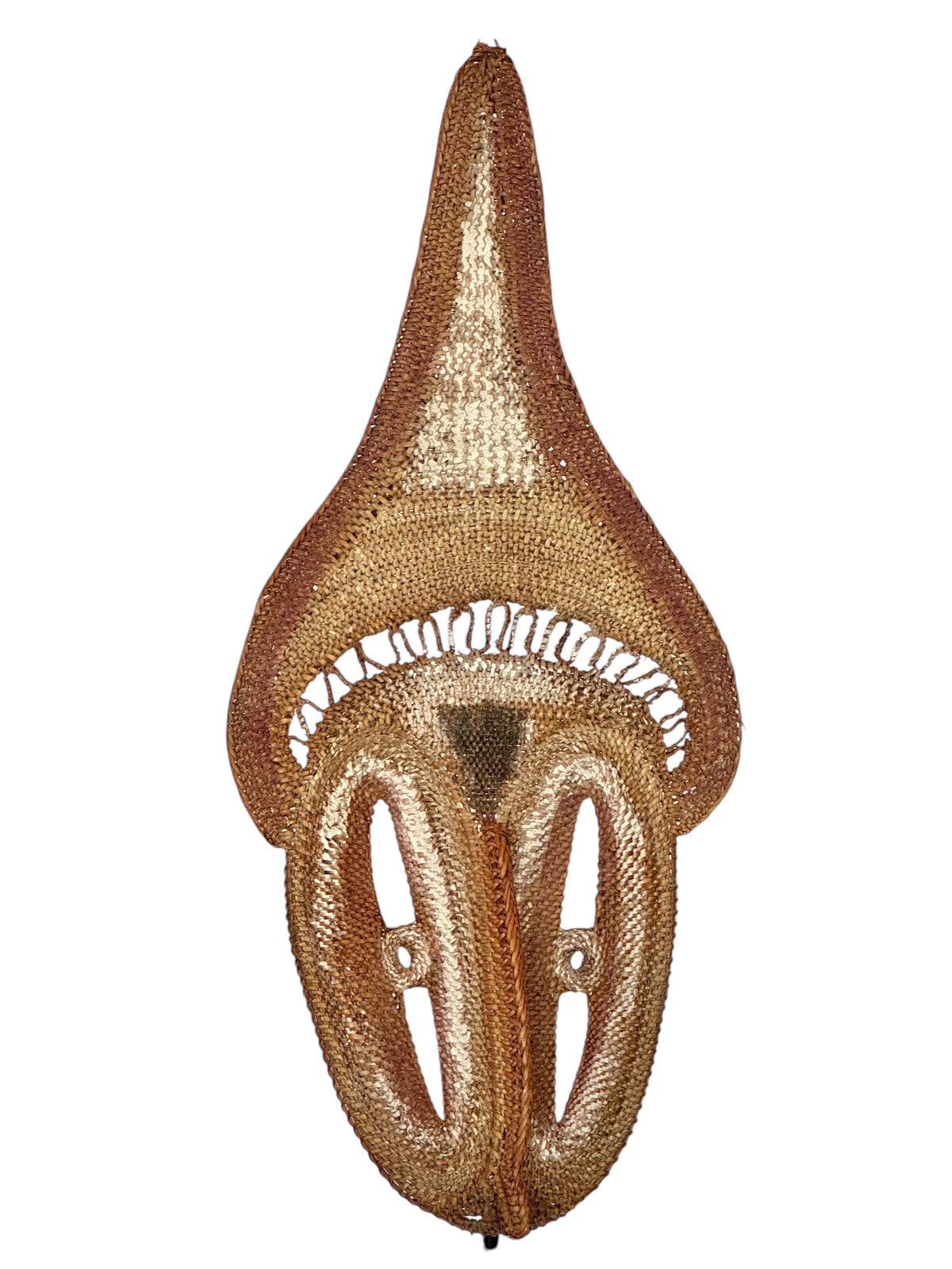 Abelam Mask "Baba Mini" with Stand from Papua New Guinea - 25" H X 7" W