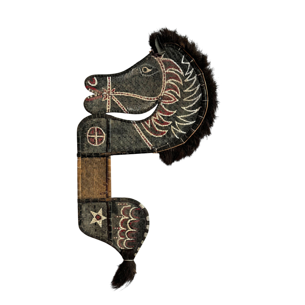 Large Kuda Lumping/Trance Dance Horse from Java - 60" L X 30" H