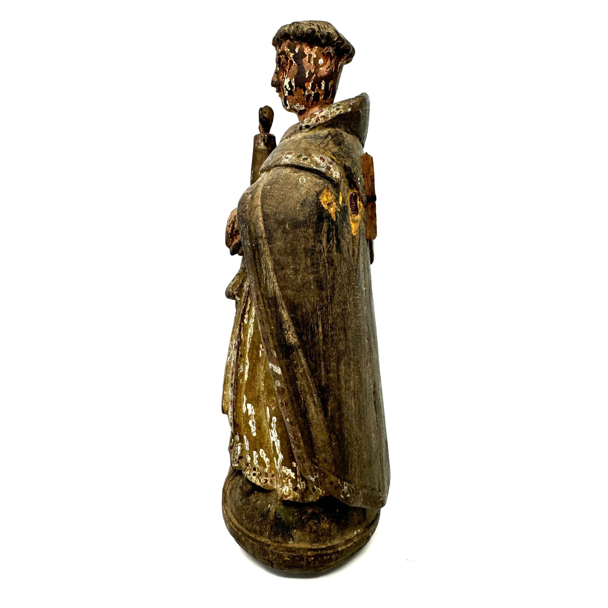 Early Spanish Colonial Philippine Santo of San Vicente Ferrer - 11" H