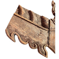 Large 19th Century Thai Wooden Temple Dragon - 48" H x 32" W X 1.75" D