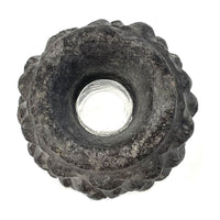 3 Pre-Columbian Stone & Copper Mace Heads on Custom Acrylic Stands