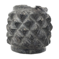 3 Pre-Columbian Stone & Copper Mace Heads on Custom Acrylic Stands