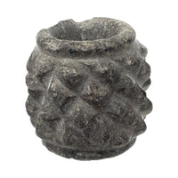 3 Pre-Columbian Stone & Copper Mace Heads on Custom Acrylic Stands