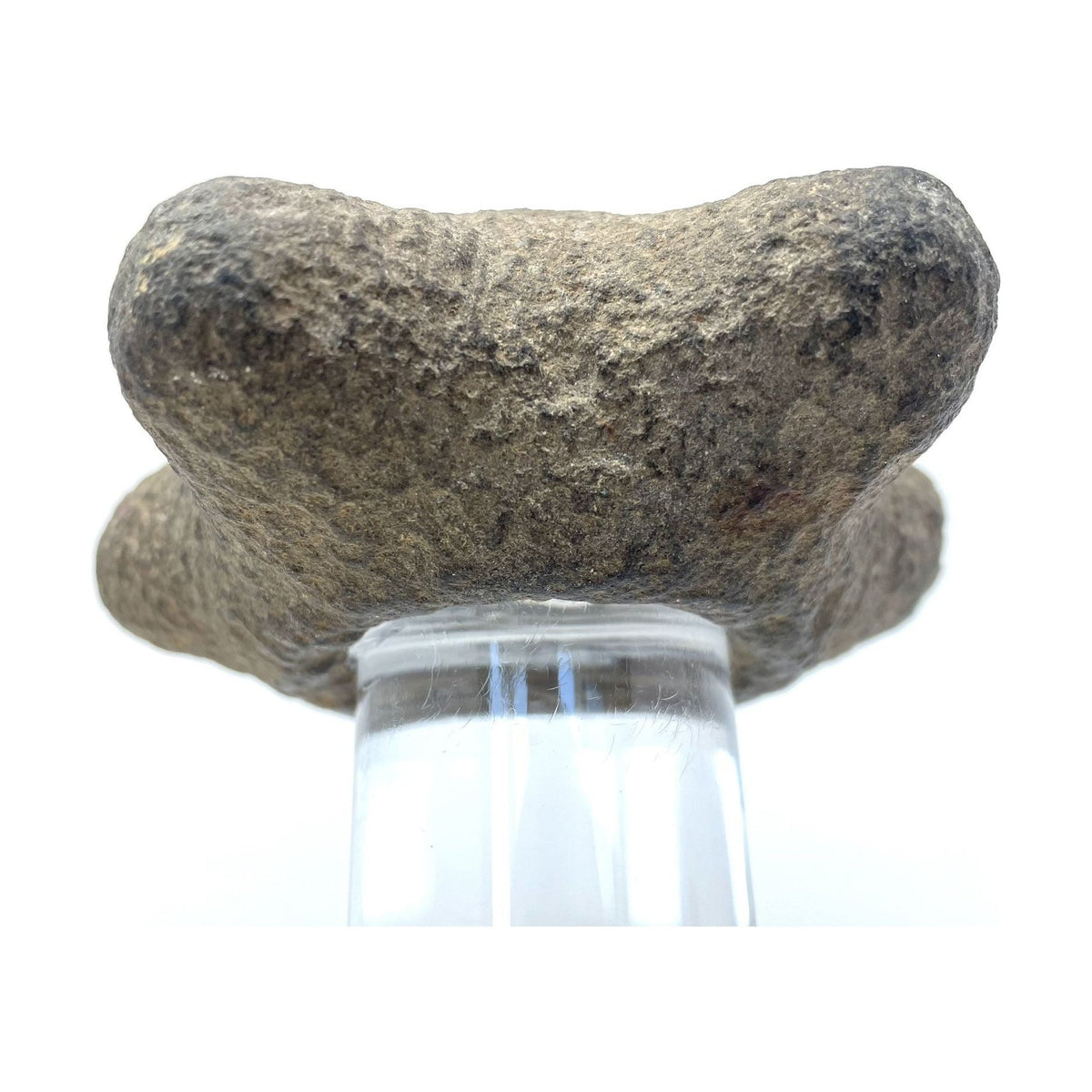 3 Pre-Columbian Stone & Copper Mace Heads on Custom Acrylic Stands