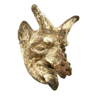 1940s Diablo Mexican Mask Mold - 11.5" H X 9" W X 7" D