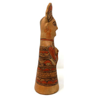 1950s Nahua Female Figurine from San Agustín Oapan, Guerrero, Mexico - 12" H X 5" Diam. (#2)