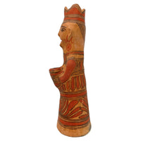 1950s Nahua Female Figurine from San Agustín Oapan, Guerrero, Mexico - 11.5" H X 4" Diam. (#4)