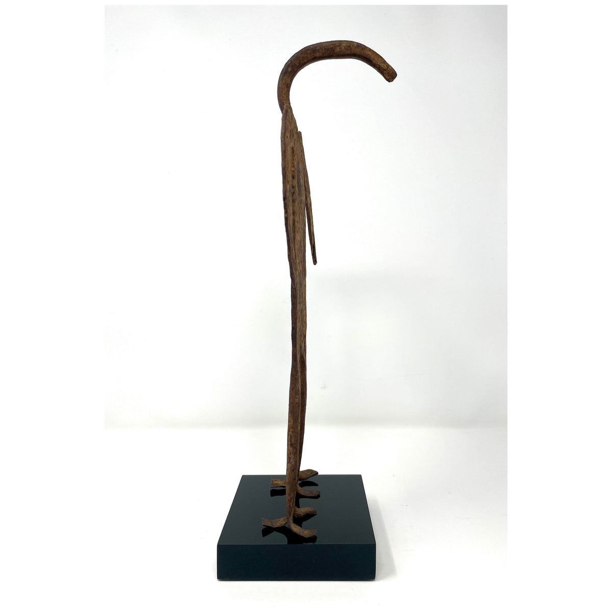 Abstract West African Metal Bird Figure