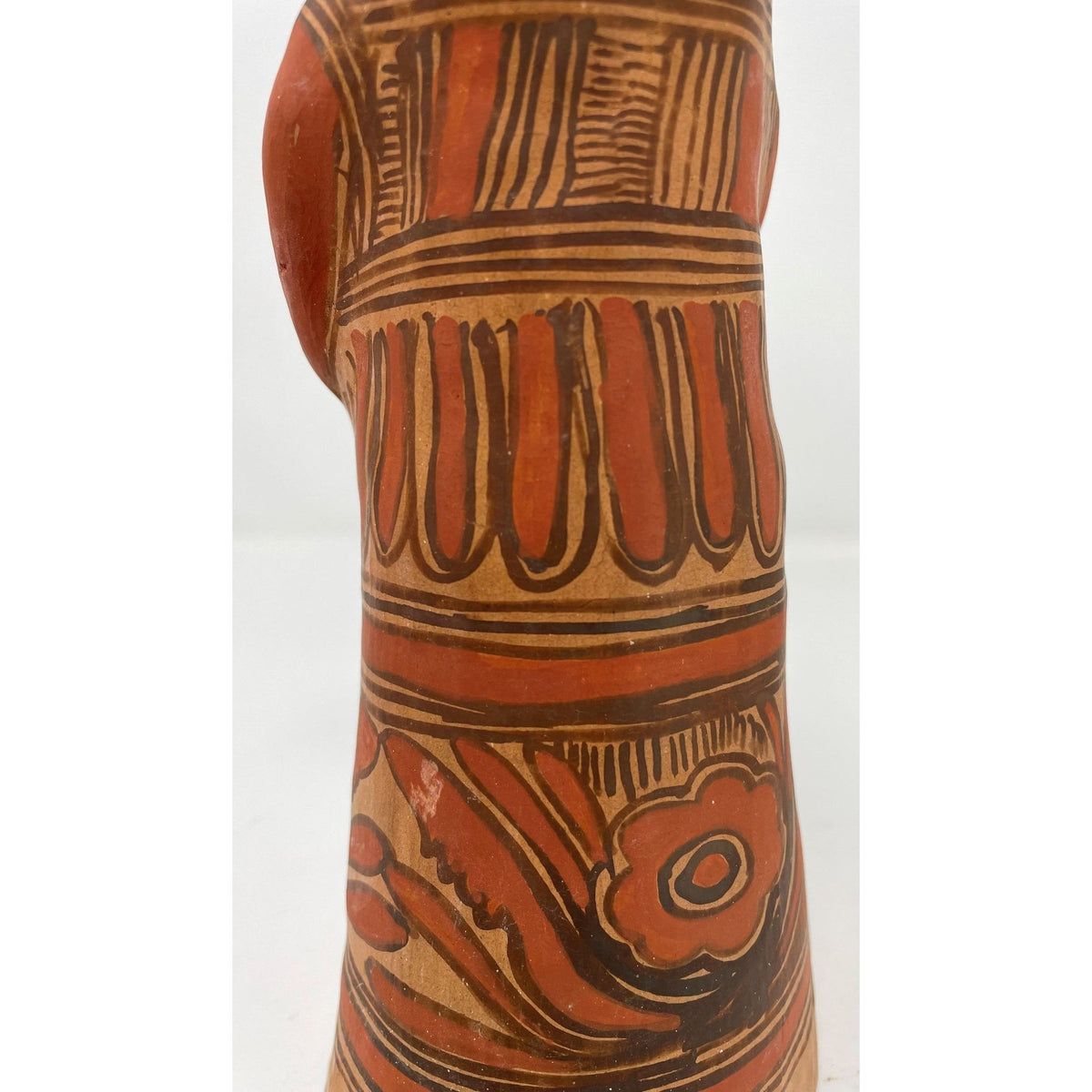 1950s Nahua Female Figurine from San Agustín Oapan, Guerrero, Mexico - 11.5" H X 4" Diam. (#4)