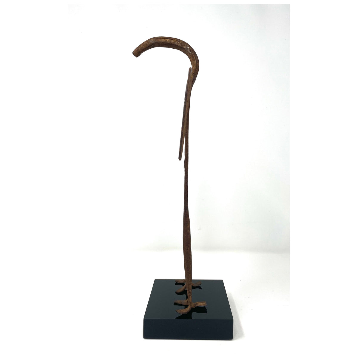 Abstract West African Metal Bird Figure