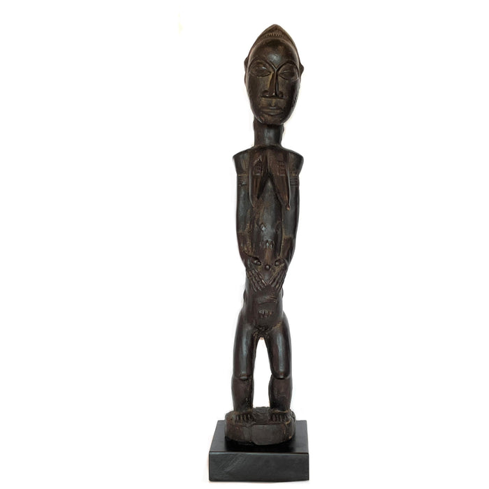 Female Luba Hemba People Ancestral Figure from the Congo (DRC) - 26" H