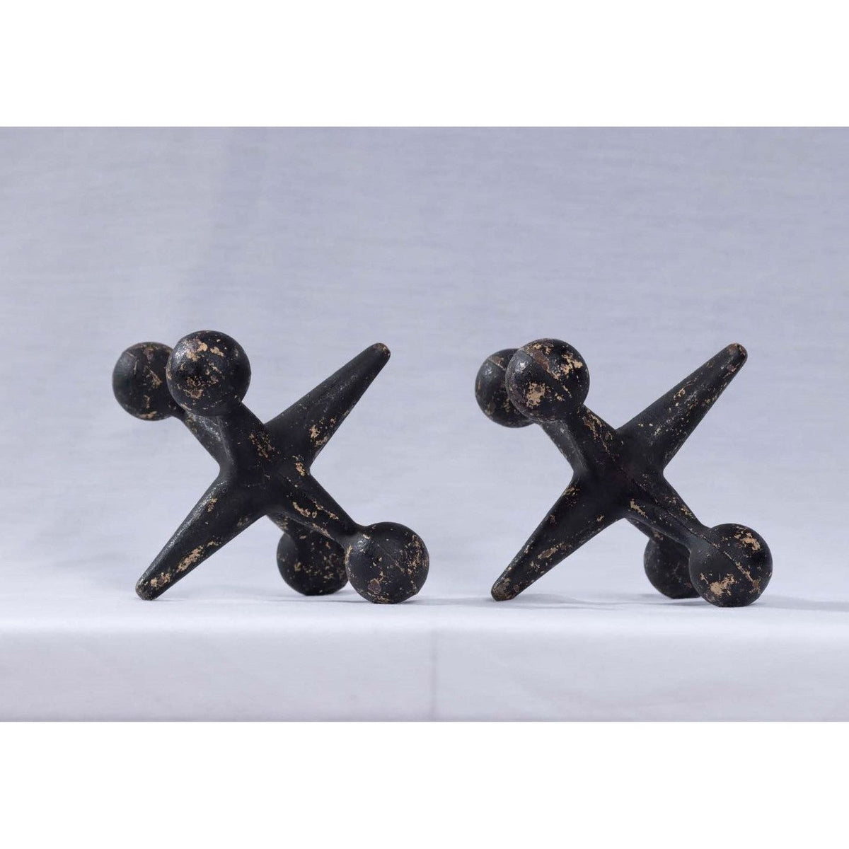 Pair of Antique Cast Iron Jacks from New England