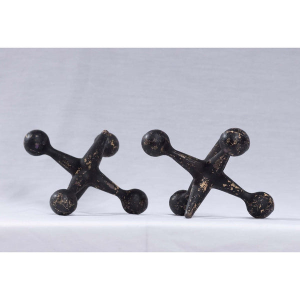 Pair of Antique Cast Iron Jacks from New England