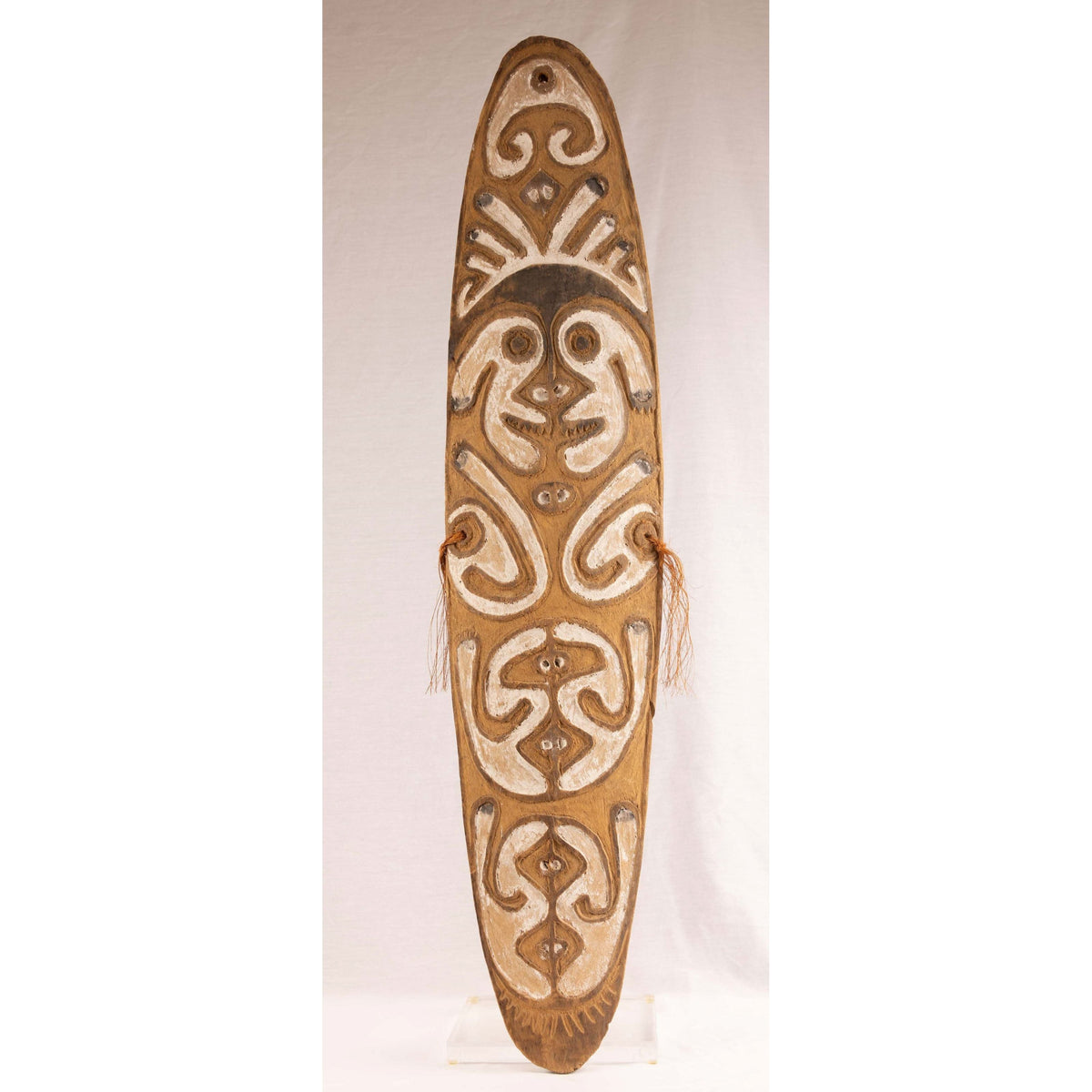 Antique Gope Ancestor Spirit Board from Papua New Guinea (PNG)/Oceania Measuring 52 Inches Tall by 11 Inches Wide