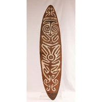 Gope Ancestor Spirit Board from Papua New Guinea (PNG)/Oceania Measuring 43.5 Inches Tall by 10 Inches Wide