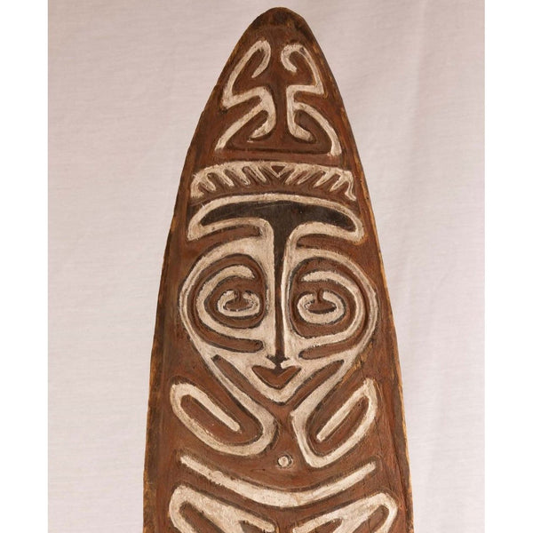 Gope Ancestor Spirit Board from Papua New Guinea (PNG)/Oceania Measuring 43.5 Inches Tall by 10 Inches Wide