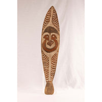 Gope Ancestor Spirit Board from Papua New Guinea (PNG)/Oceania - 34" H X 7.25" W