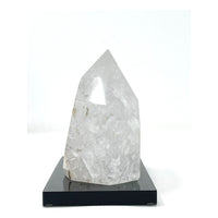 White/Opaque Milky Quartz Polygonal Crystal - 4.75" H X 5" L X 2.75" W