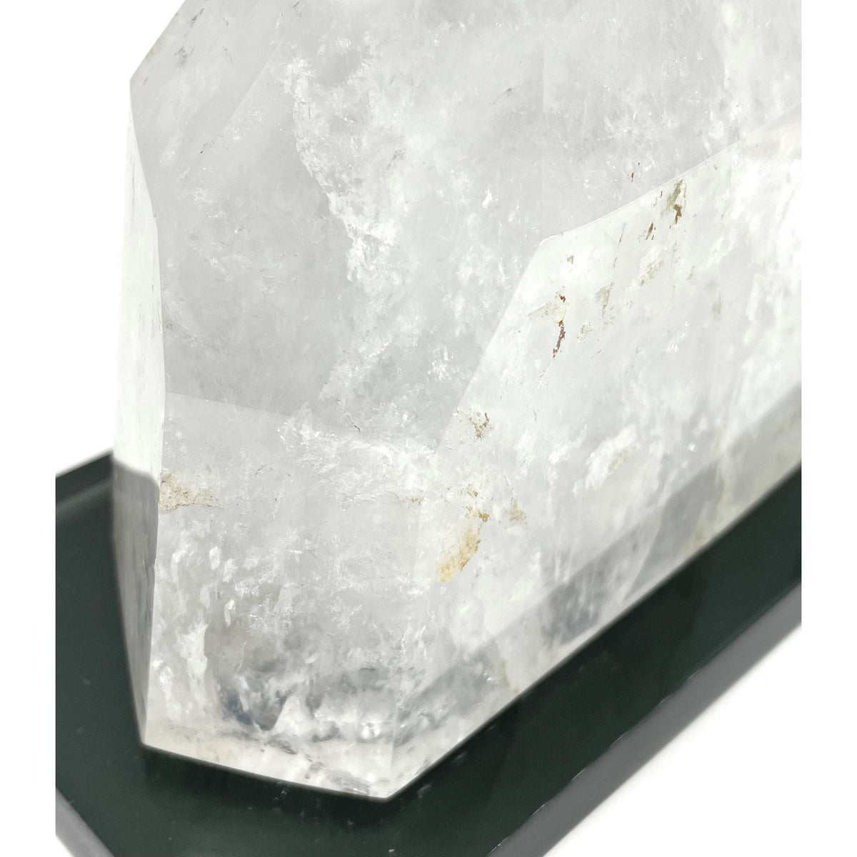 White/Opaque Milky Quartz Polygonal Crystal - 4.75" H X 5" L X 2.75" W