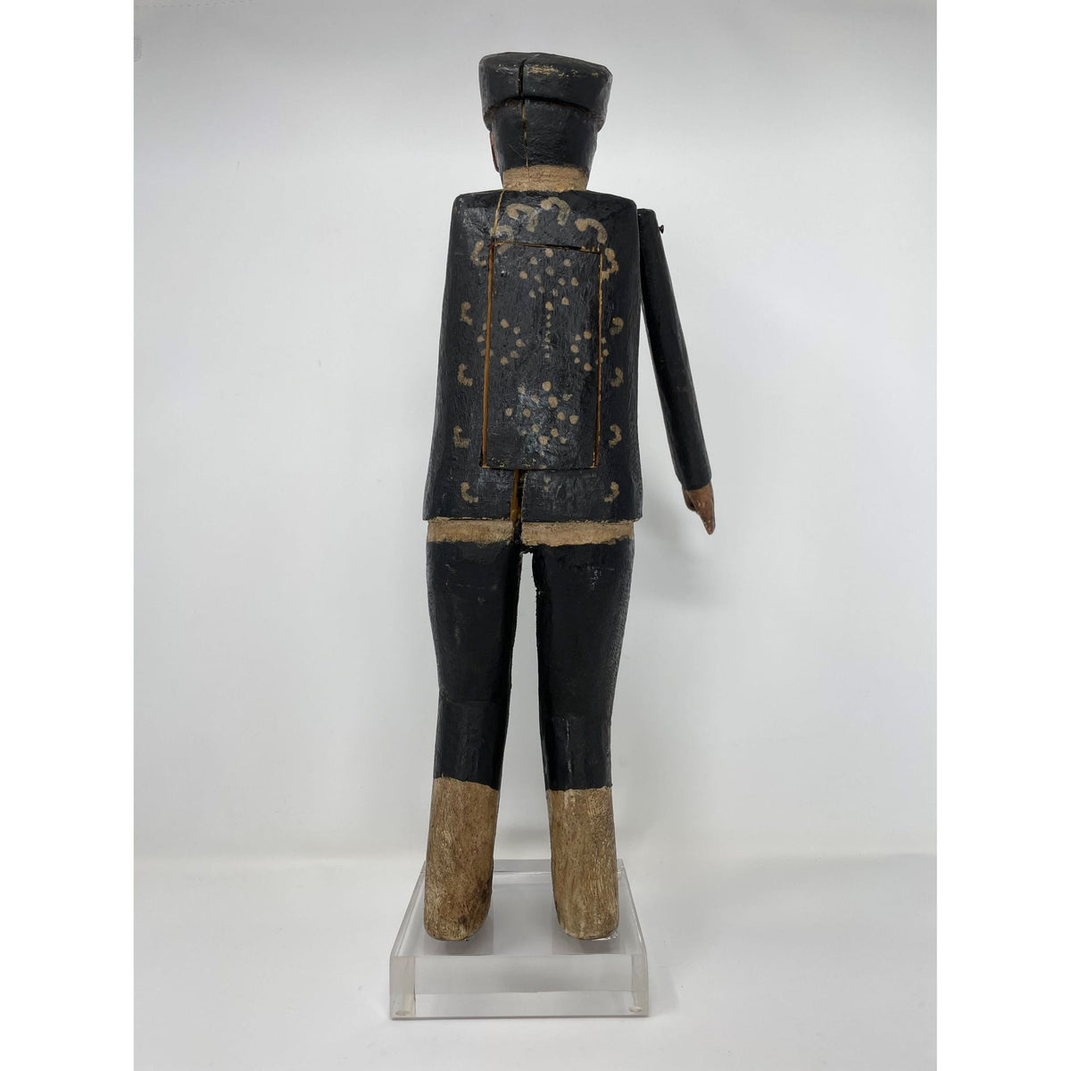 Colonial Philippine Reliquary Figure/Colonial Police Officer Sculpture