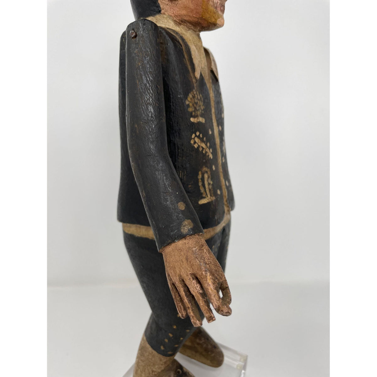 Colonial Philippine Reliquary Figure/Colonial Police Officer Sculpture