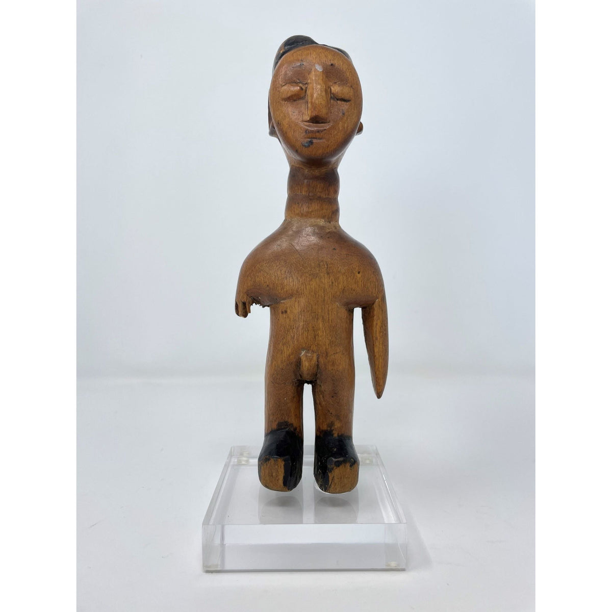 Ewe Male Venavi 'Twin' Figure on Acrylic Base from Ghana/Togo