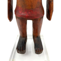 Ewe Male Venavi 'Twin' Figure on Acrylic Base from Ghana/Togo