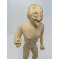 Vintage Mexican Carved Wooden Devil