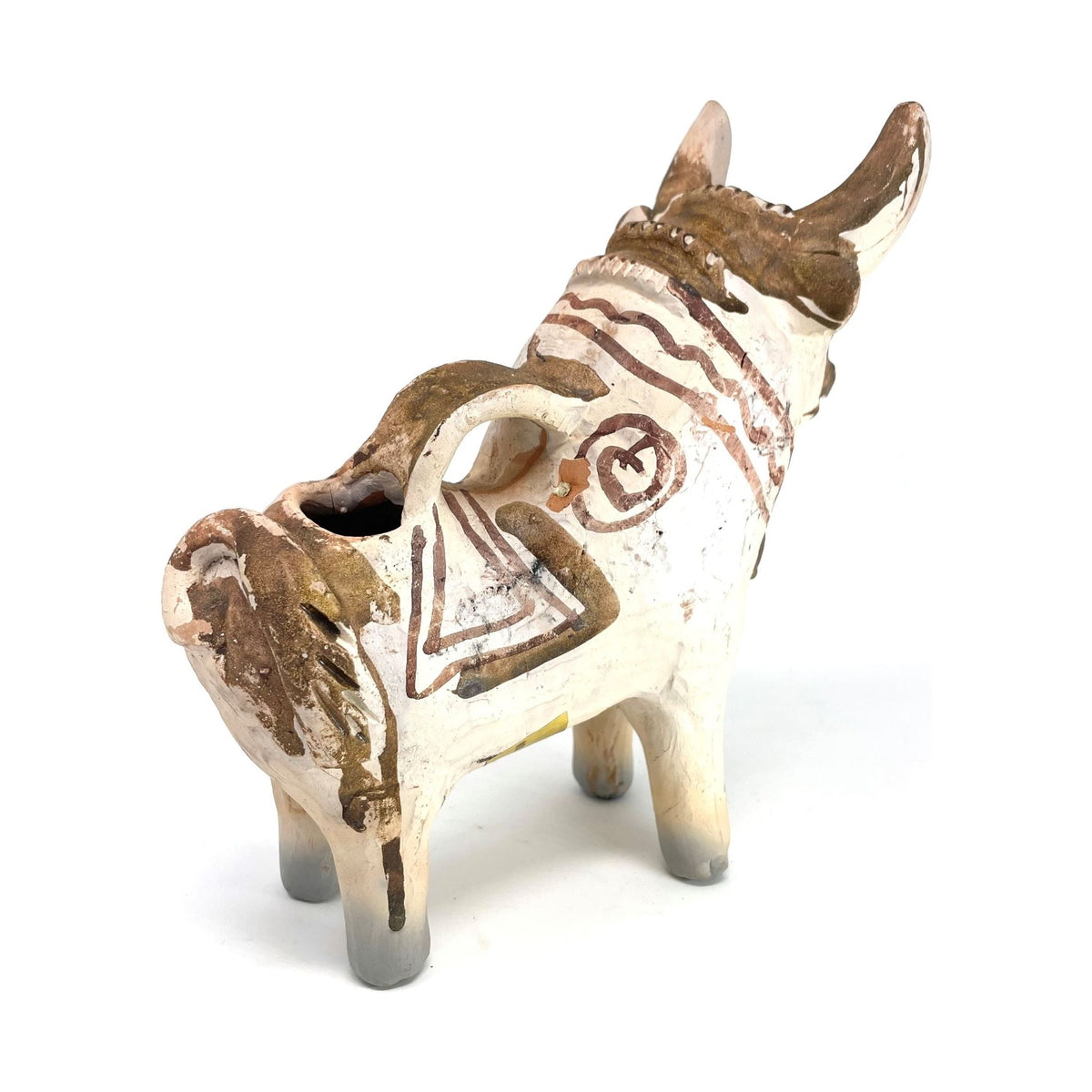 Pucará Folk Art Bull from Peru - 7.5" H X 7.5" L X 3" W