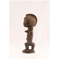 Seated Female Luba Carving from DRC