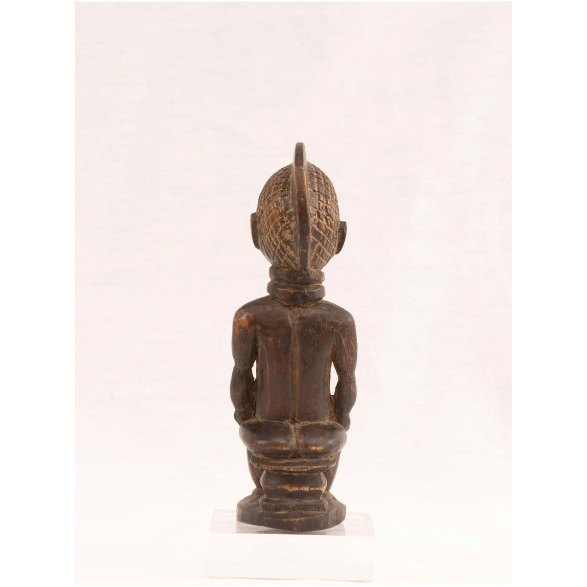 Seated Female Luba Carving from DRC