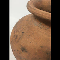 Chinese Martaban Ming Dynasty Pot with Rust & Gray Tones - 10.5" H X 12" Diam.