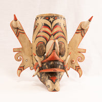 Hudoq Dayak Borneo Mask from Borneo/Indonesia - 14" H X 16" W X 13" D