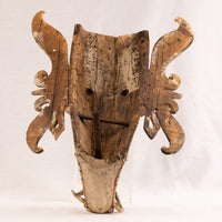 Hudoq Dayak Animal Mask from Borneo/Indonesia - 21" H X 15" W X 17" D