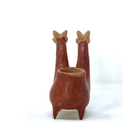 Small Vintage Folk Art Llama or Alpaca from Peru Measuring 5 Inches Tall by 5 Inches Long