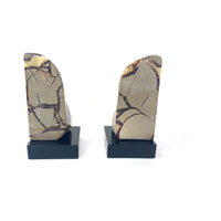 Pair of Septarian Agate Bookends