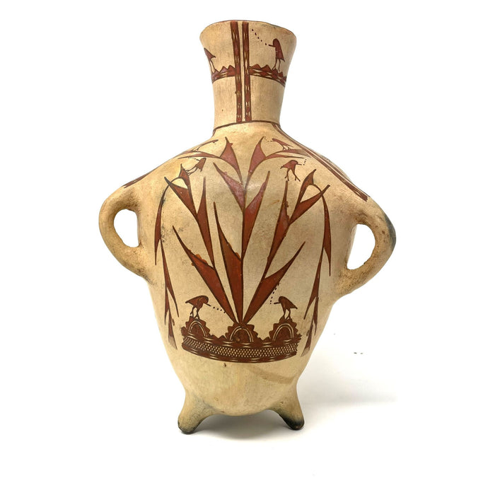 1950s Terracotta Pot from Chiapas, Mexico - 12" H X 8" Diam.